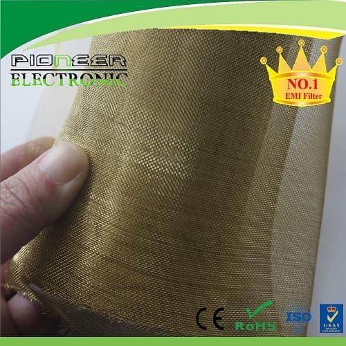 copper alloy brass wire mesh for shielded enclosures